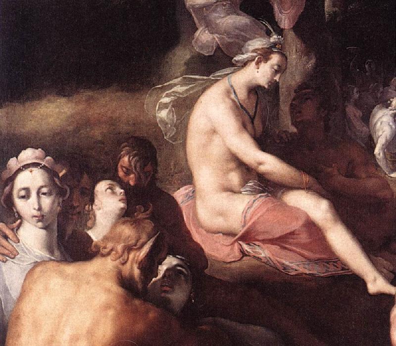 CORNELIS VAN HAARLEM The Wedding of Peleus and Thetis (detail) fdg